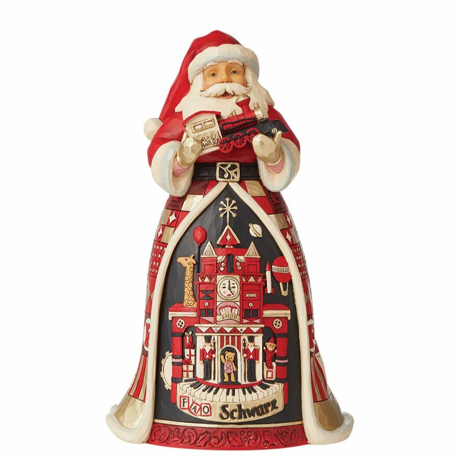 Decoration * | New Fao Schwarz Fao Santa With Toy Scene Figur