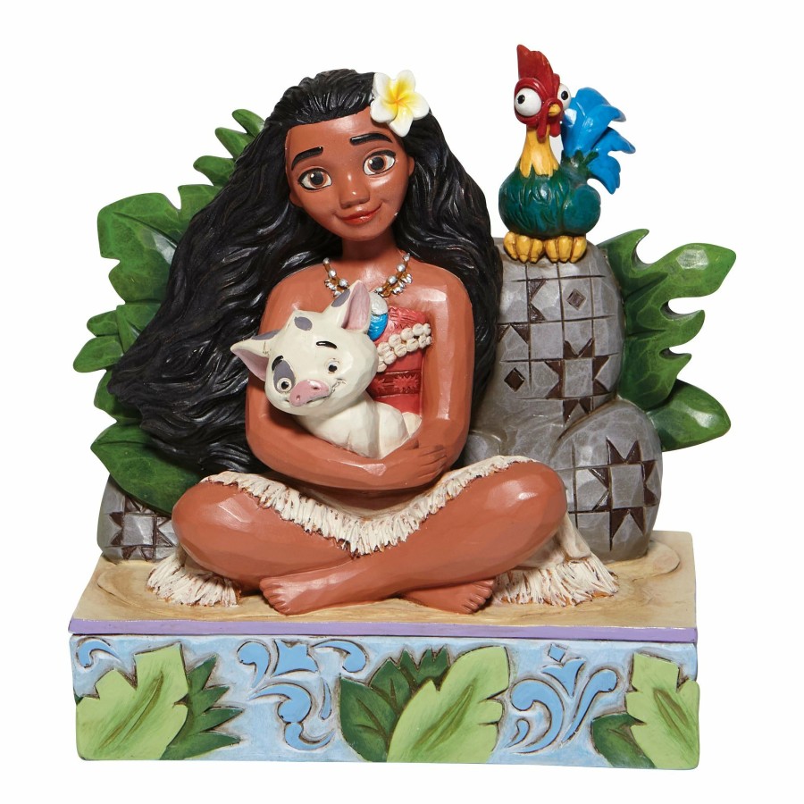 Gifts * | Shop Disney Traditions Moana With Pua And Hei Hei