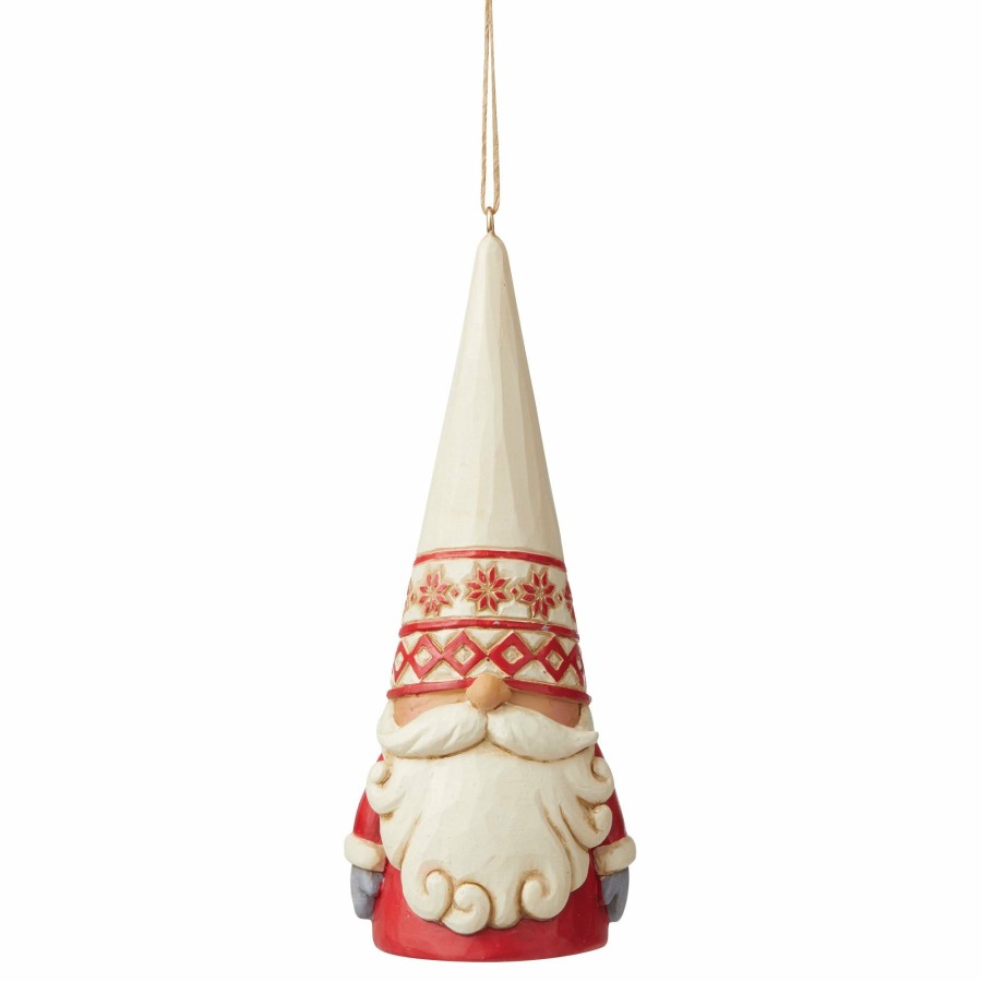 Ornaments * | Discount Heartwood Creek Nordic Noel Gnome Ornament