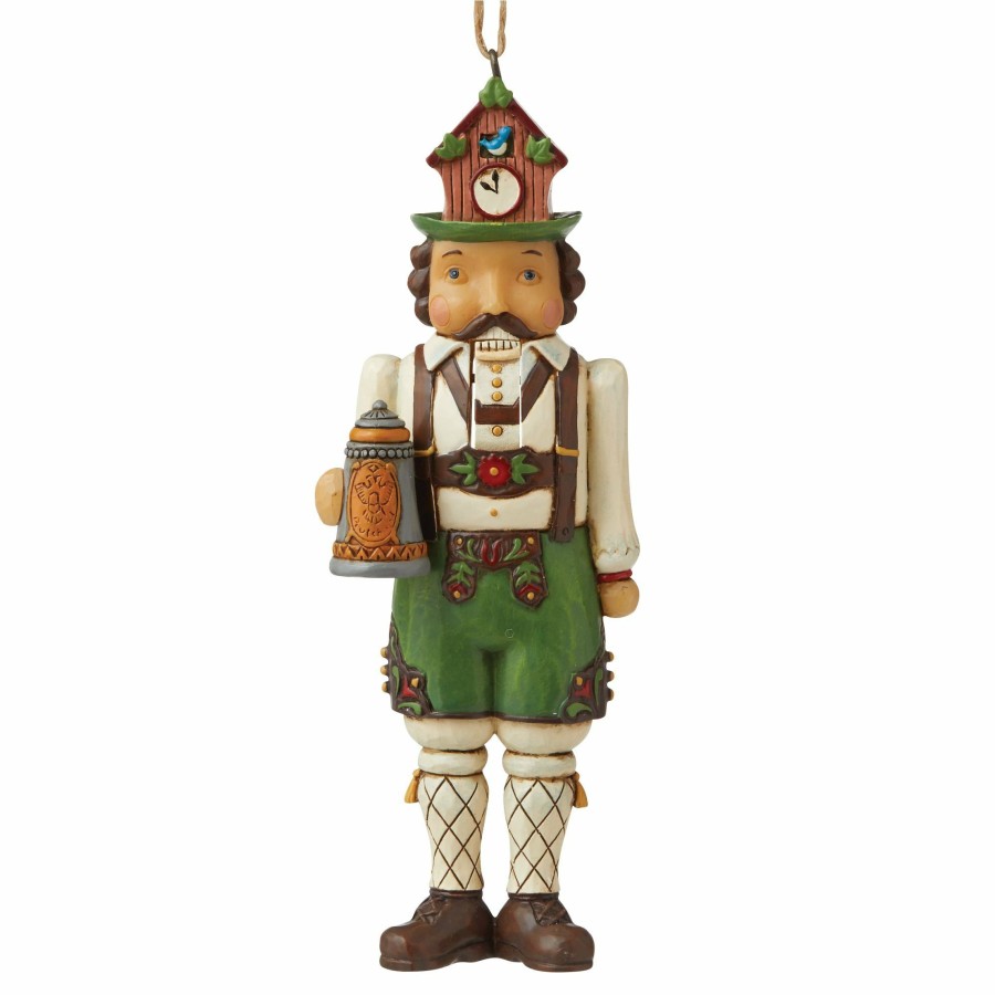 Decoration * | Shop Heartwood Creek German Nutcracker Ornament