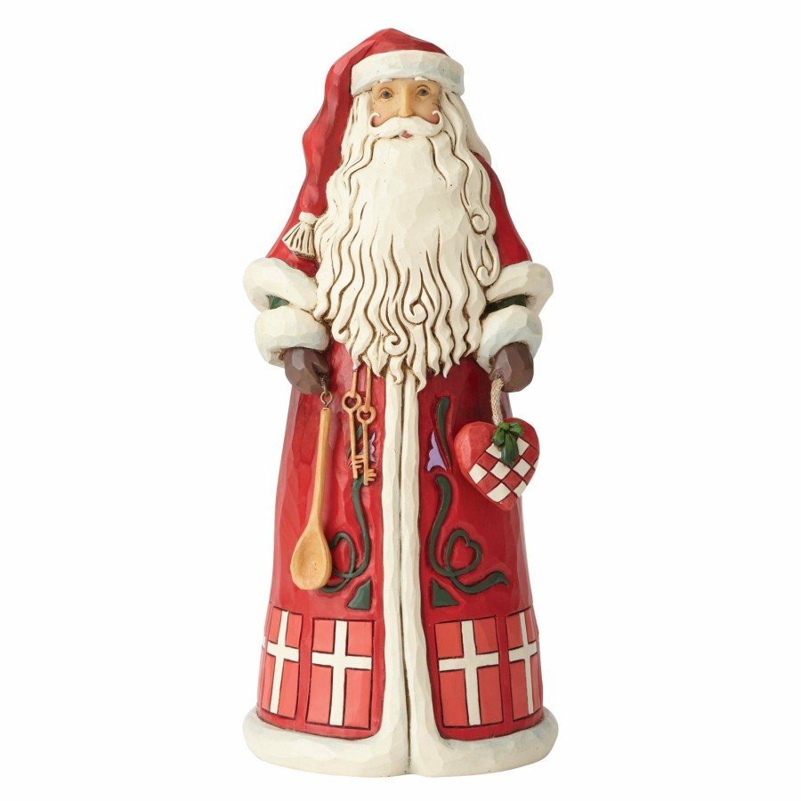 Decoration * | Outlet Heartwood Creek Danish Santa