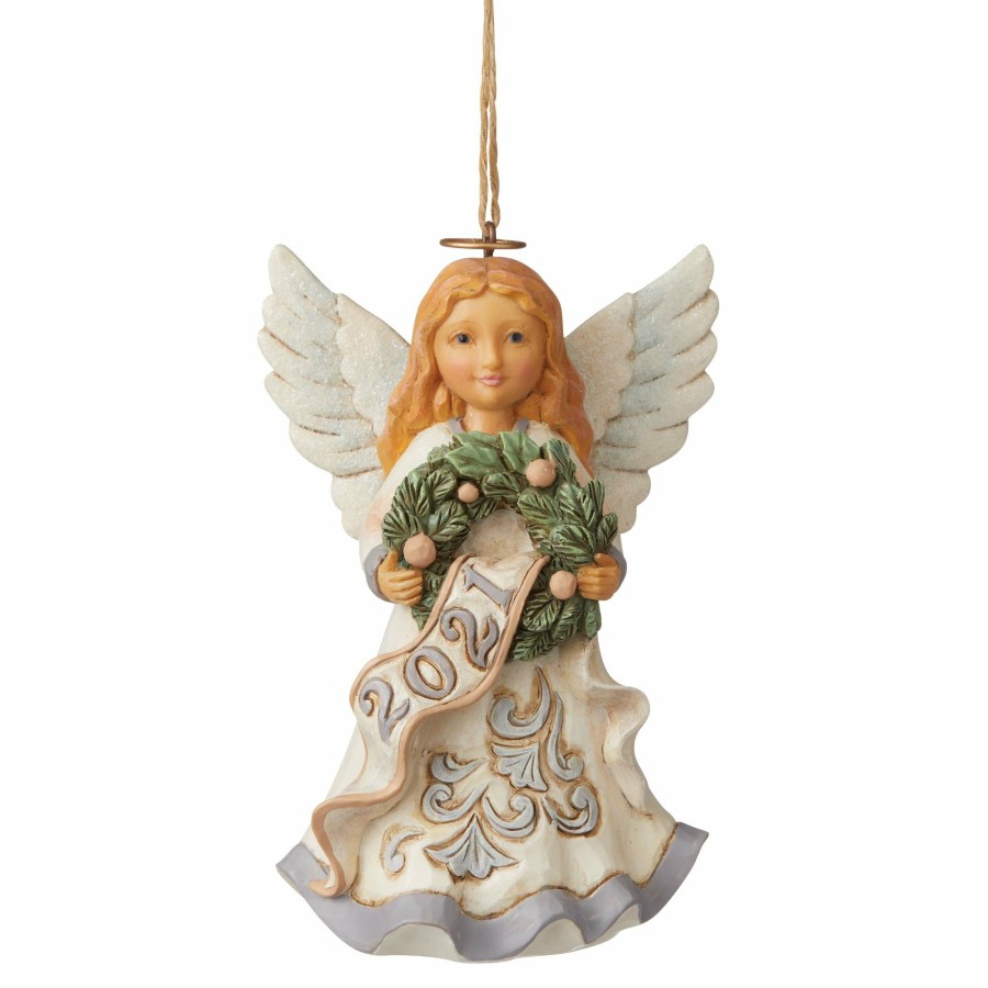 Gifts * | New Heartwood Creek Woodland Angel Dated 2021 Orn