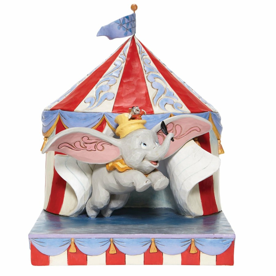 Most Popular * | Outlet Disney Traditions Dumbo Flying Out Of Tent Scene