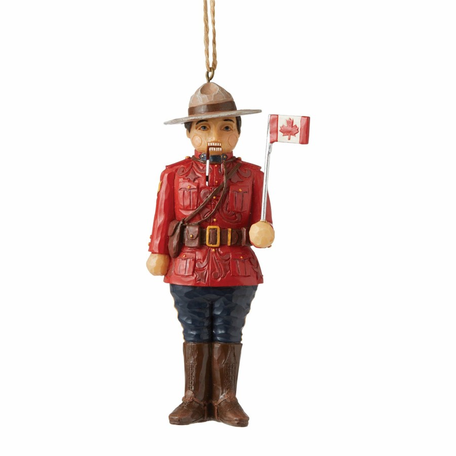 Decoration * | New Heartwood Creek Canadian Mountie Nutcrackerorn