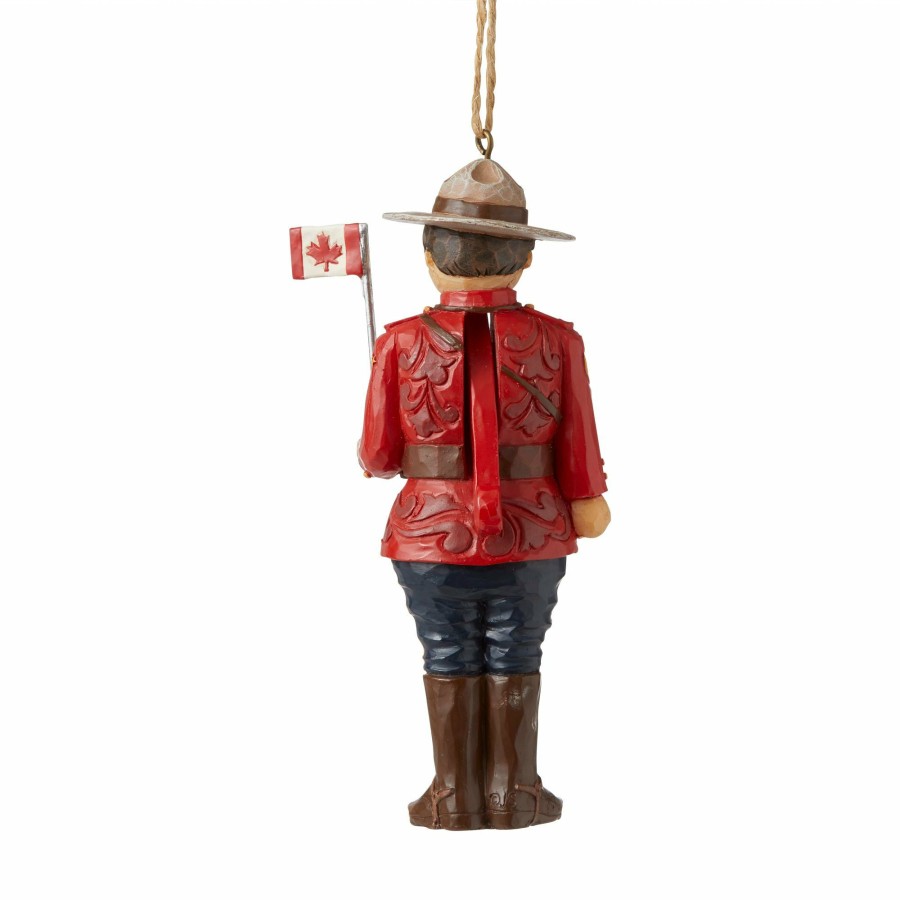 Decoration * | New Heartwood Creek Canadian Mountie Nutcrackerorn