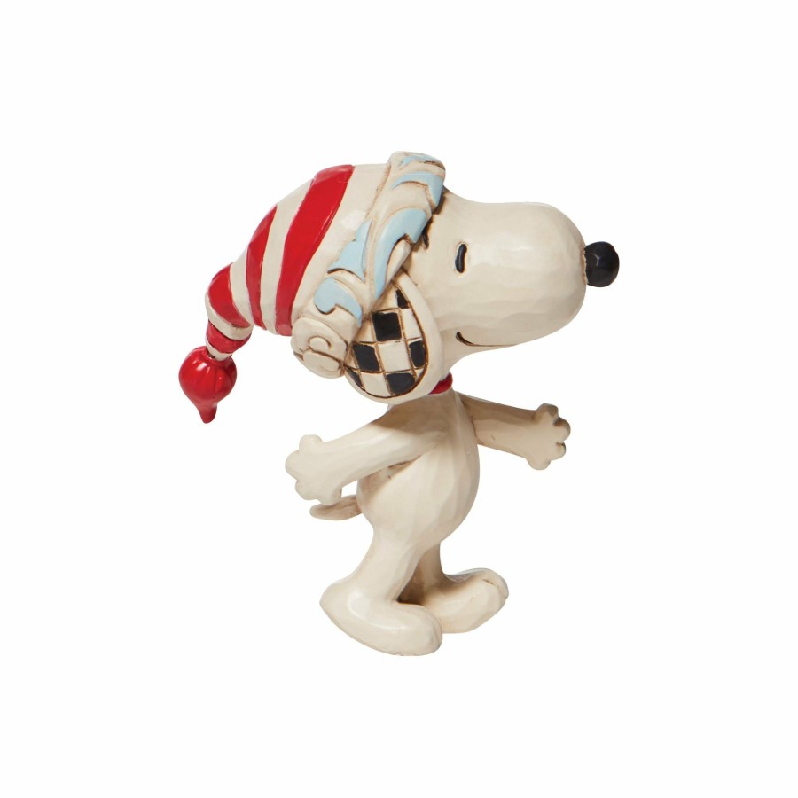 Decoration * | New Peanuts Mini Snoopy With Red/White Cap