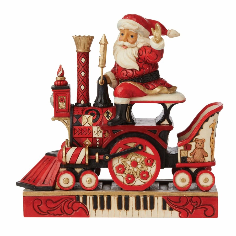 Decoration * | Limited Edition Santa Riding Fao Schwarz Train