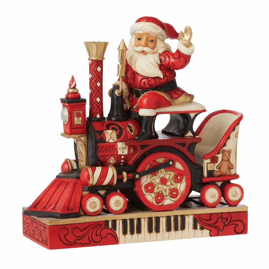 Decoration * | Limited Edition Santa Riding Fao Schwarz Train