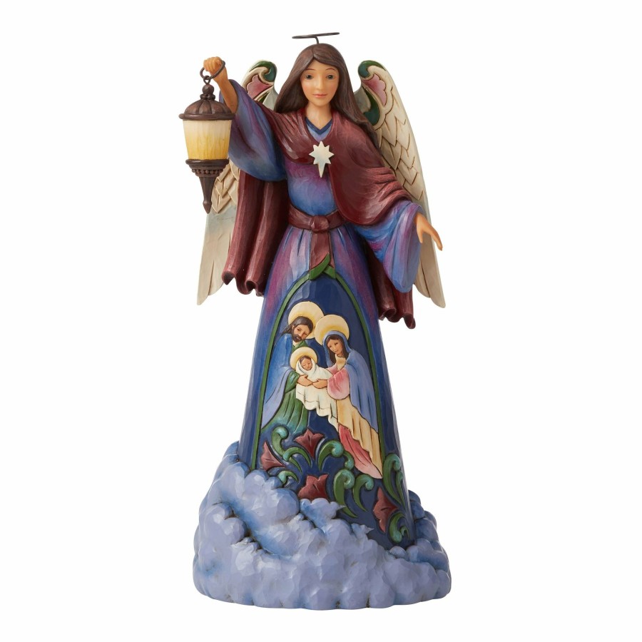 Decoration * | New Heartwood Creek Nativity Angel Holding Lantern