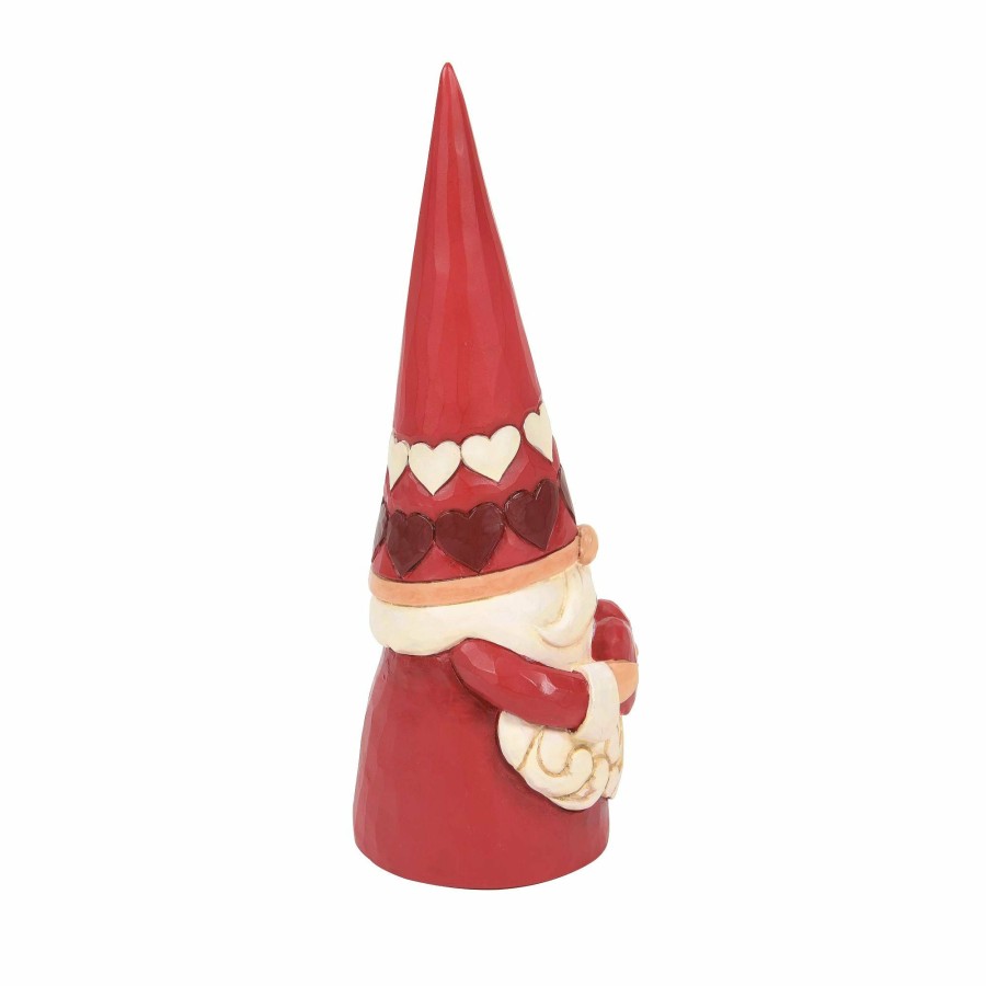 Gifts * | Discount Heartwood Creek Red Gnome Holding Heart