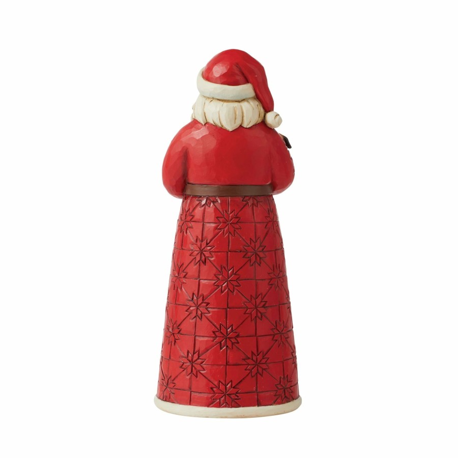 Decoration * | Shop Heartwood Creek Santa With Puppies