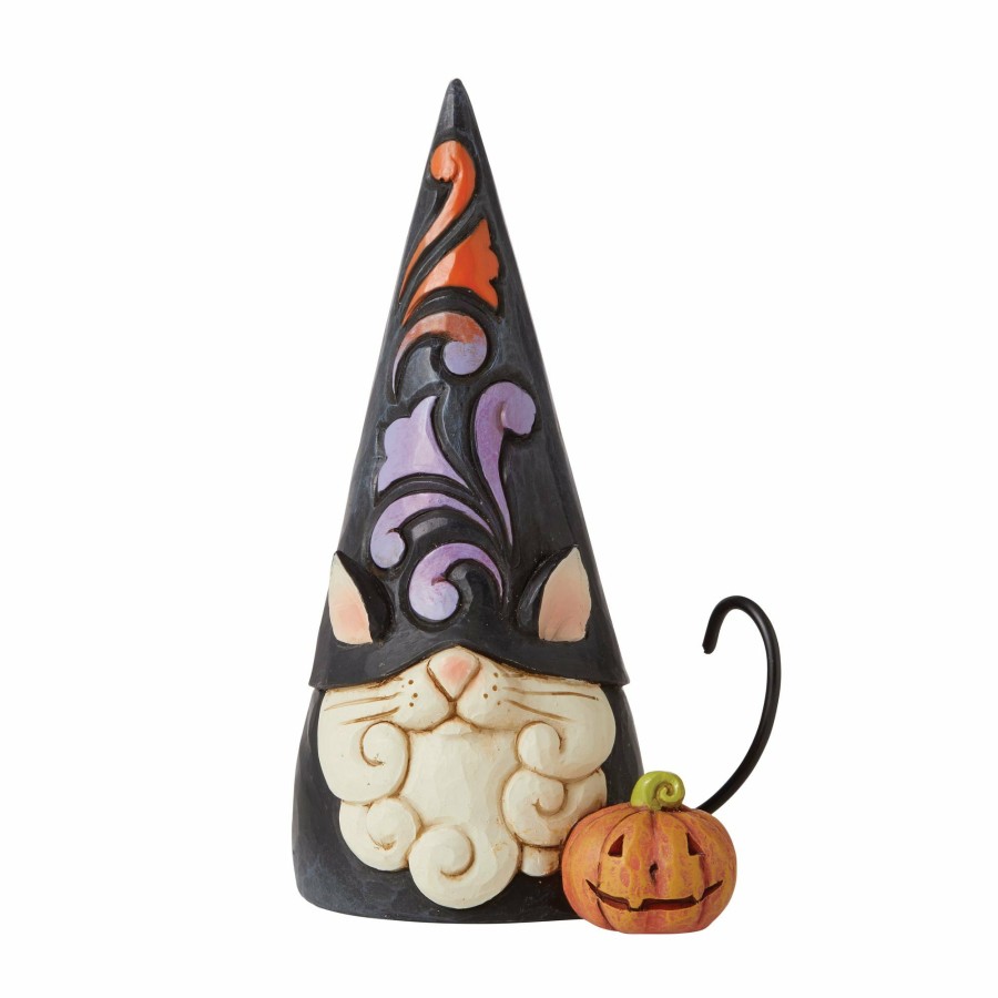 Gifts * | Limited Edition Heartwood Creek Black Cat Gnome