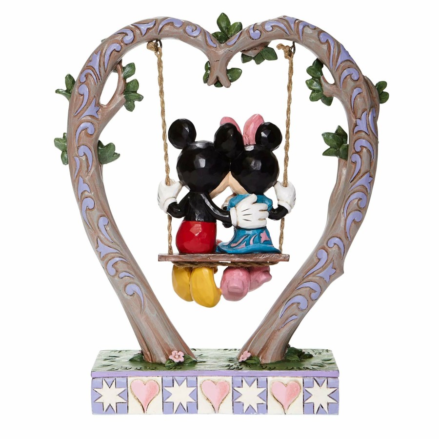 Gifts * | Limited Edition Disney Traditions Mickey & Minnie On Swing