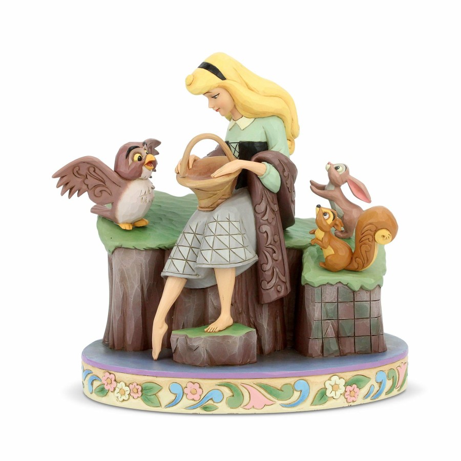 Most Popular * | Discount Disney Traditions Sleeping Beauty With Animals