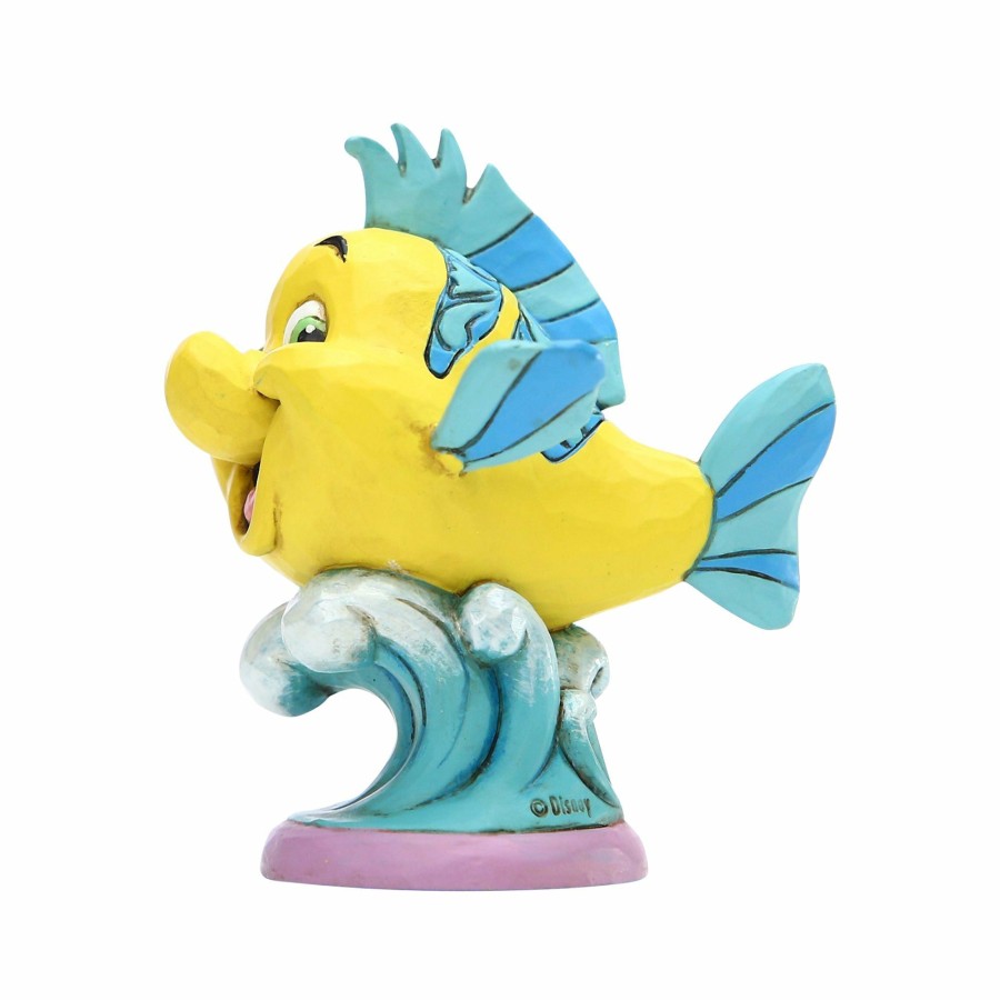 Decoration * | New Disney Traditions Flounder Personality Pose