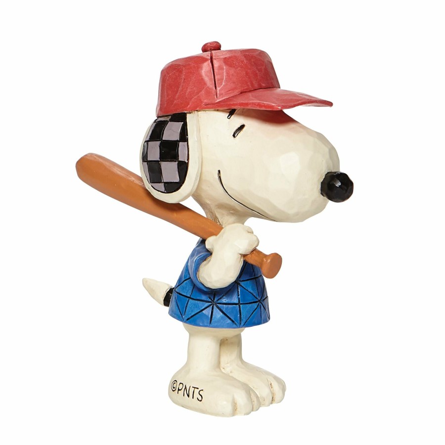 Decoration * | Limited Edition Peanuts Mini Snoopy Baseball