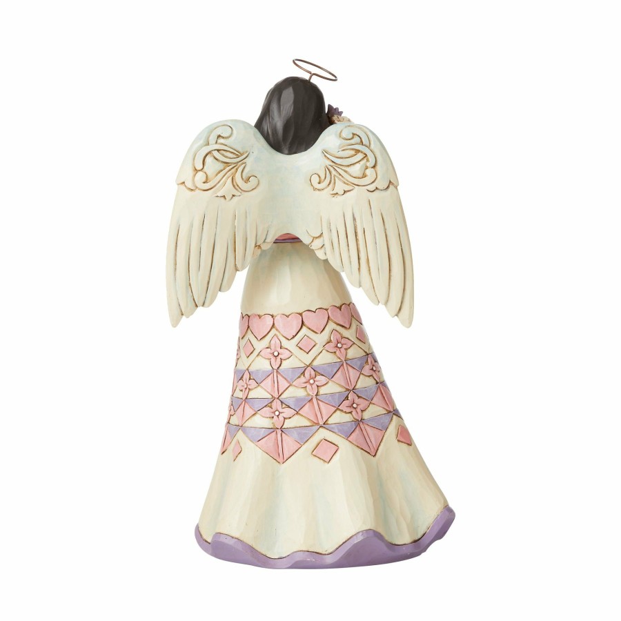 Gifts * | New Heartwood Creek Angel Holding Flowers (Aa)