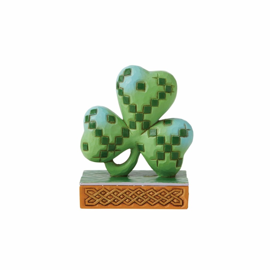 Decoration * | Outlet Heartwood Creek Mini Shamrock