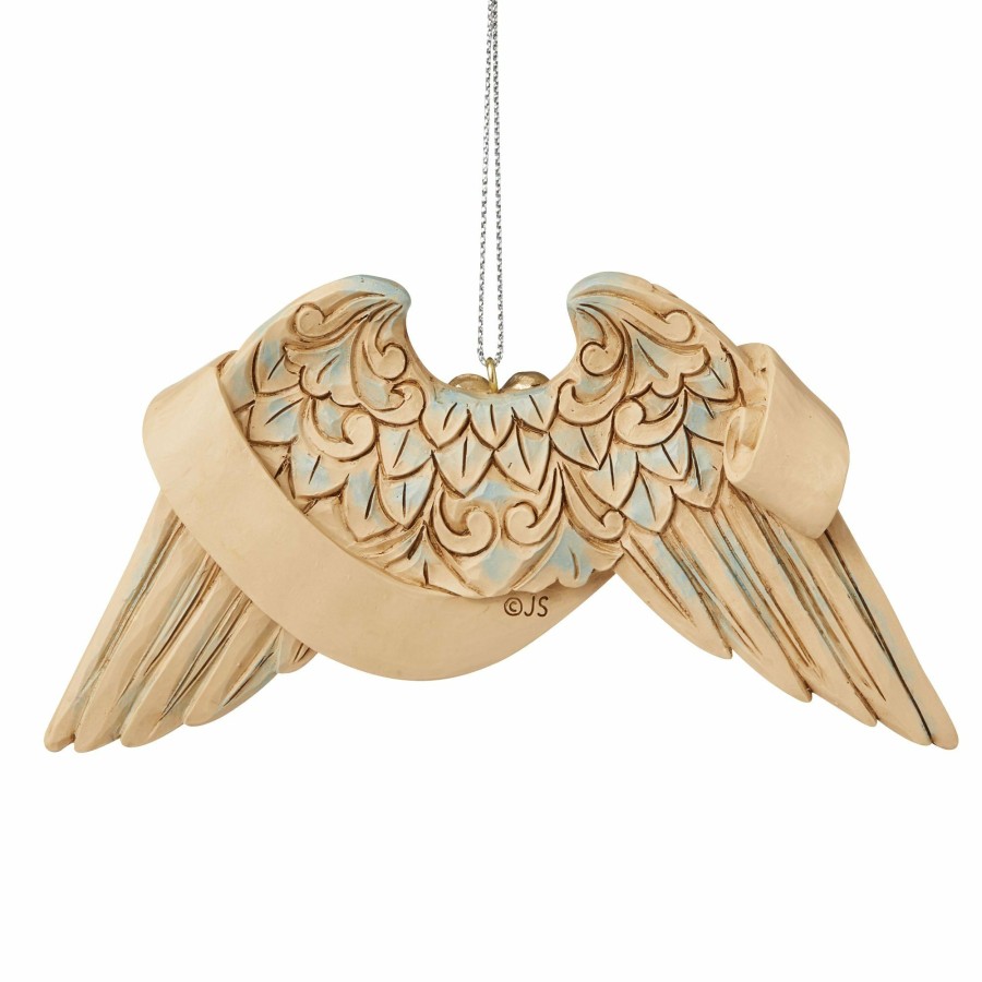 Gifts * | New Heartwood Creek Bereavement Angel Wings Orn