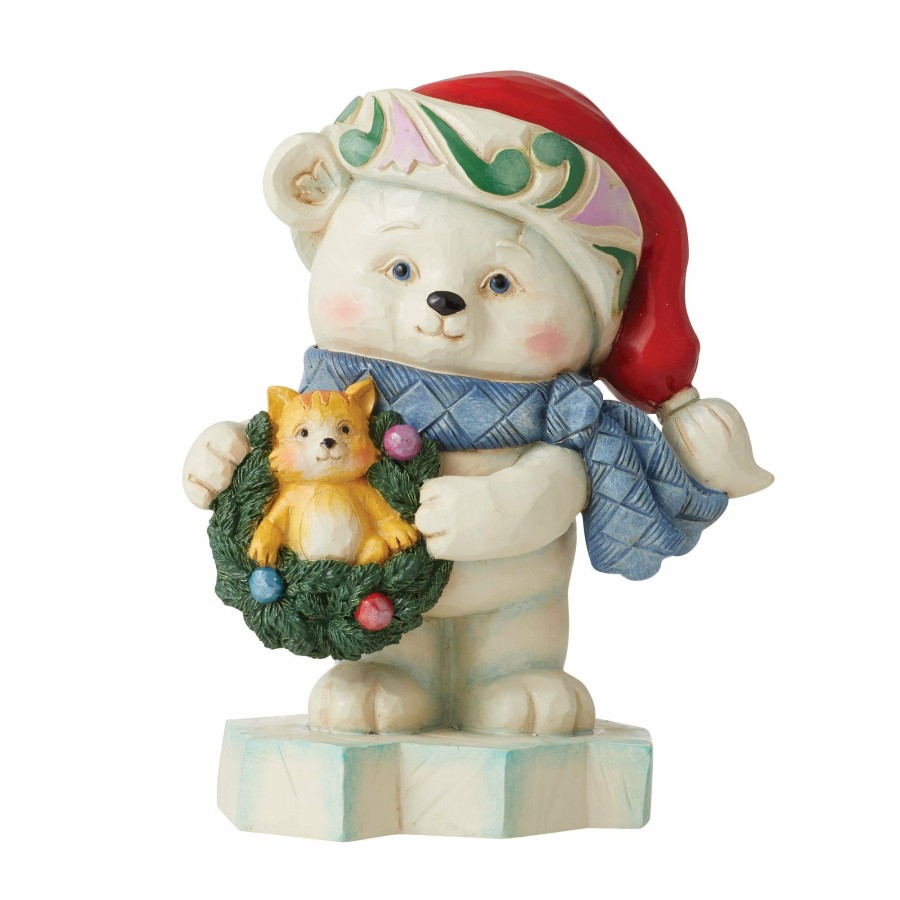 Decoration * | Limited Edition Heartwood Creek Pint Sized Polar Bear