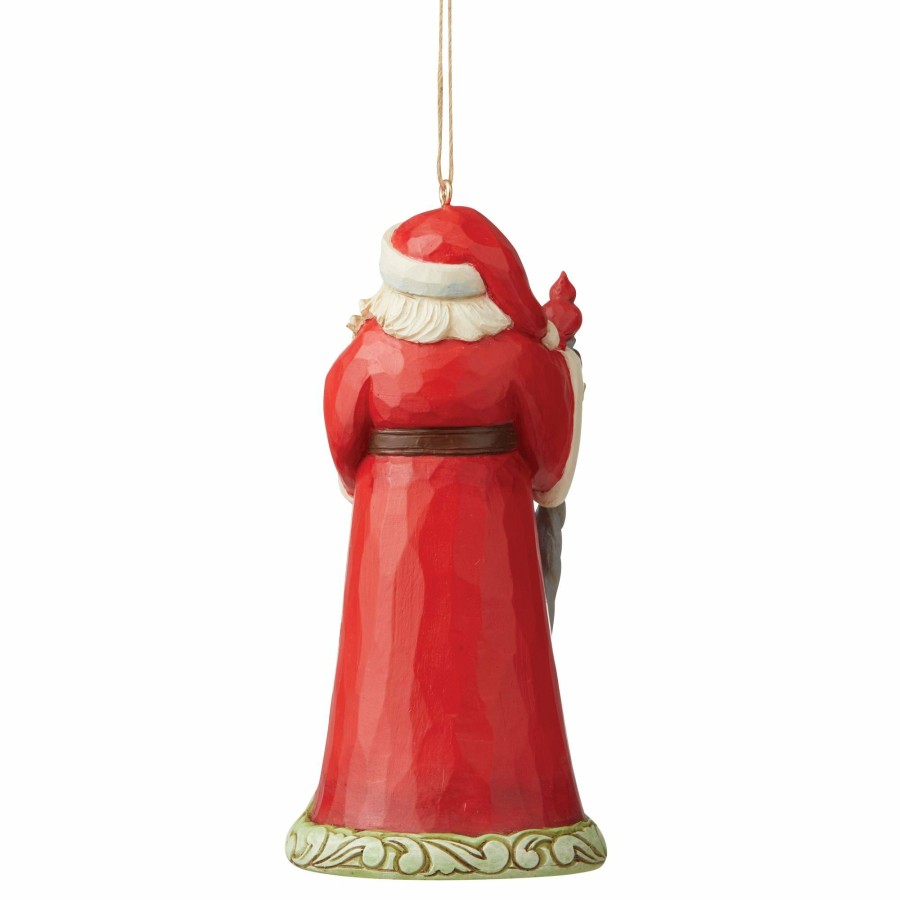 Ornaments * | Limited Edition Heartwood Creek Santa With Cardinals Ornament