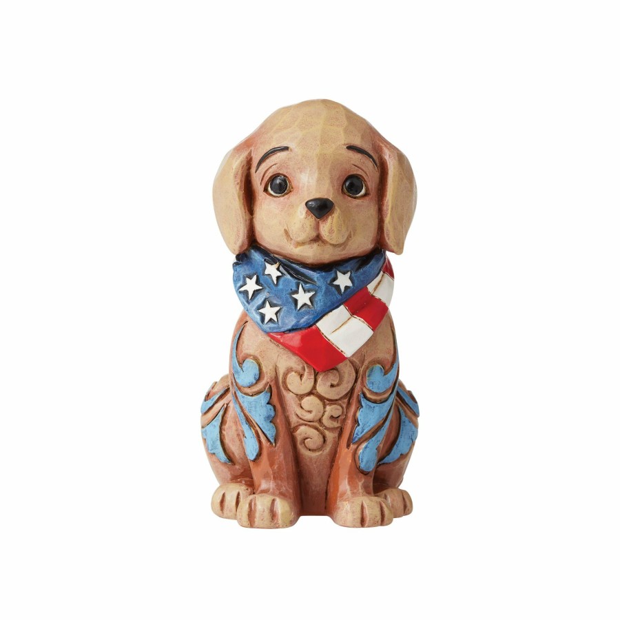 Most Popular * | Limited Edition Heartwood Creek Mini Patriotic Puppy