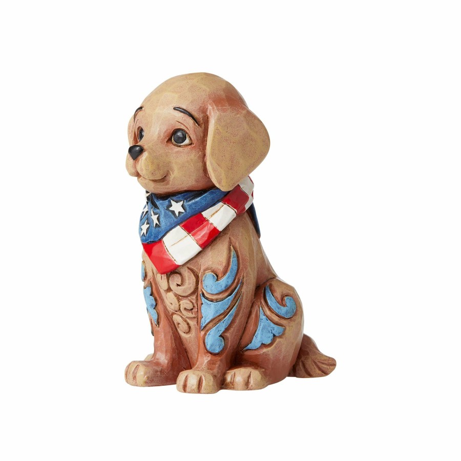 Most Popular * | Limited Edition Heartwood Creek Mini Patriotic Puppy