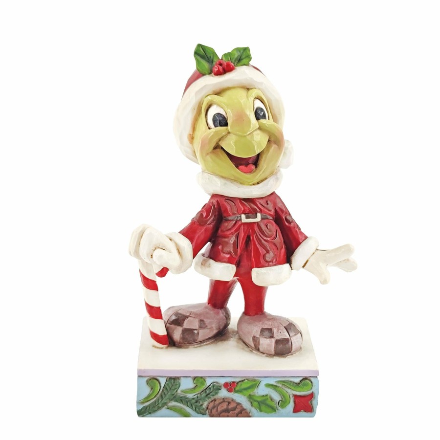 Decoration * | Discount Disney Traditions Jiminy Santa Pp