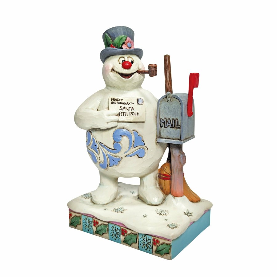 Decoration * | New Frosty The Snowman Frosty Next To Mailbox