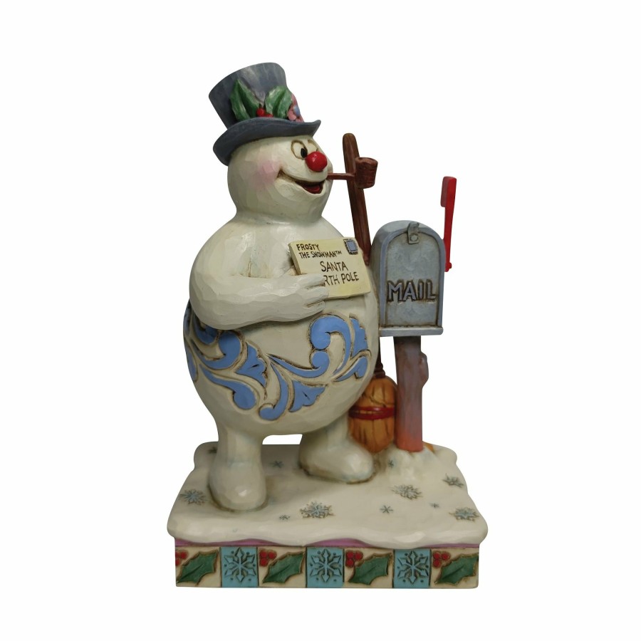 Decoration * | New Frosty The Snowman Frosty Next To Mailbox