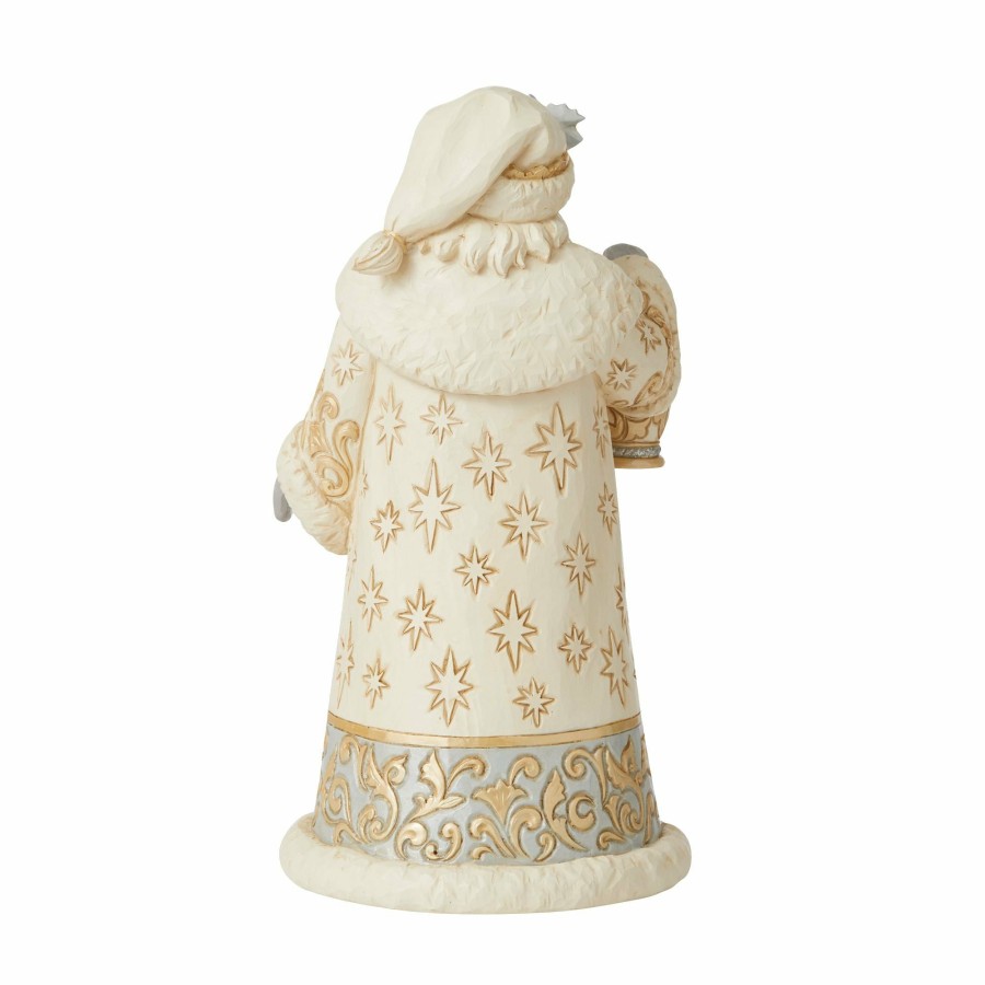 Decoration * | Outlet Heartwood Creek Holiday Lustre Santa/Lantern