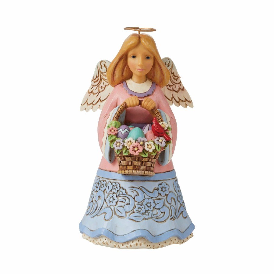 Gifts * | New Heartwood Creek Pint Sized Easter Angel/Basket