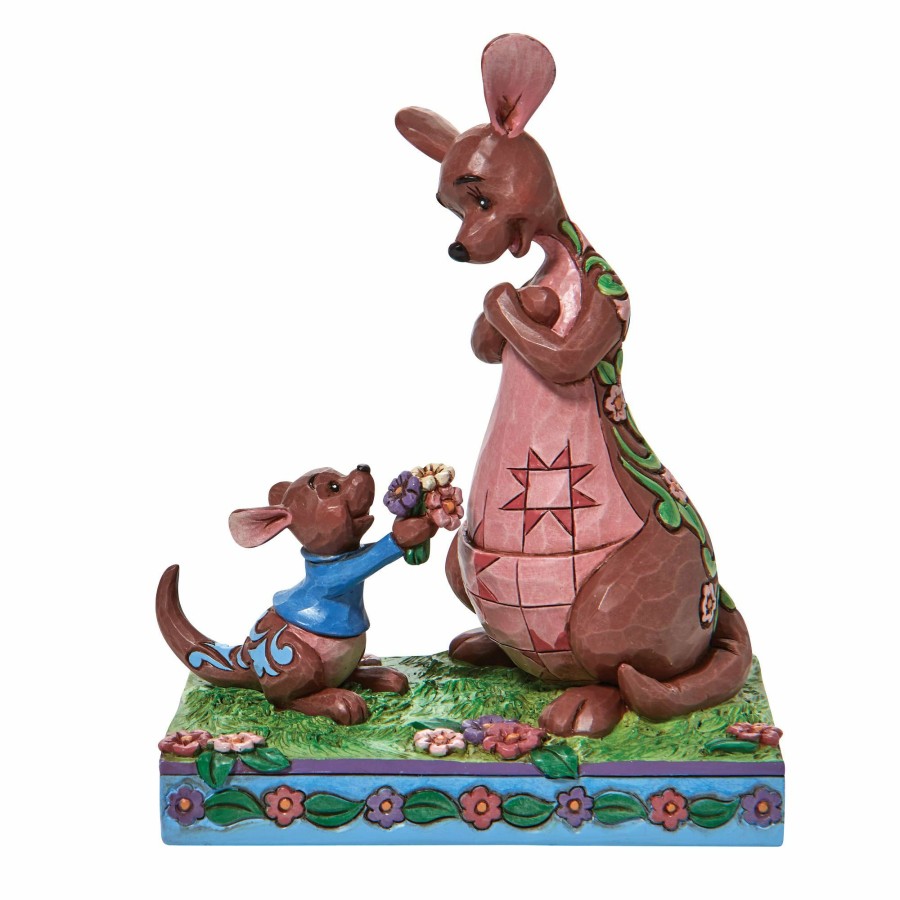 Gifts * | Shop Disney Traditions Roo Giving Kanga Flowers