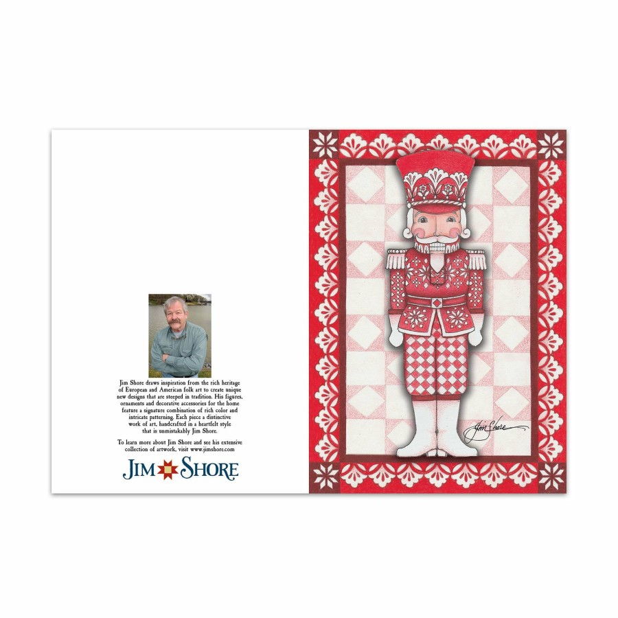 Decoration * | Shop Heartwood Creek St 10 Nutcrackergreeting Cards