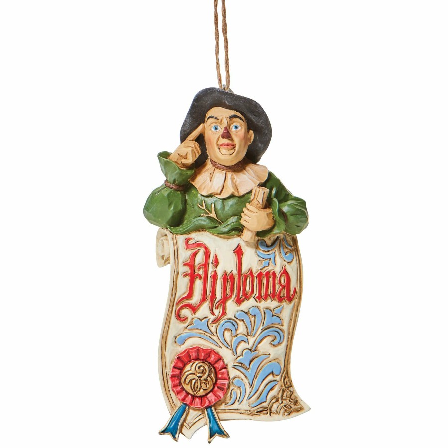 Ornaments * | New Wizard Of Oz Scarecrow Diploma Ornament