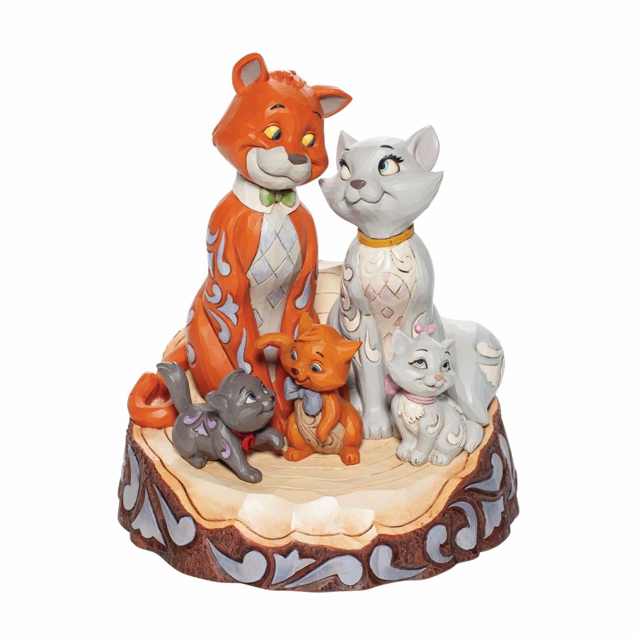 Most Popular * | New Disney Traditions Aristocats Carved By Heart