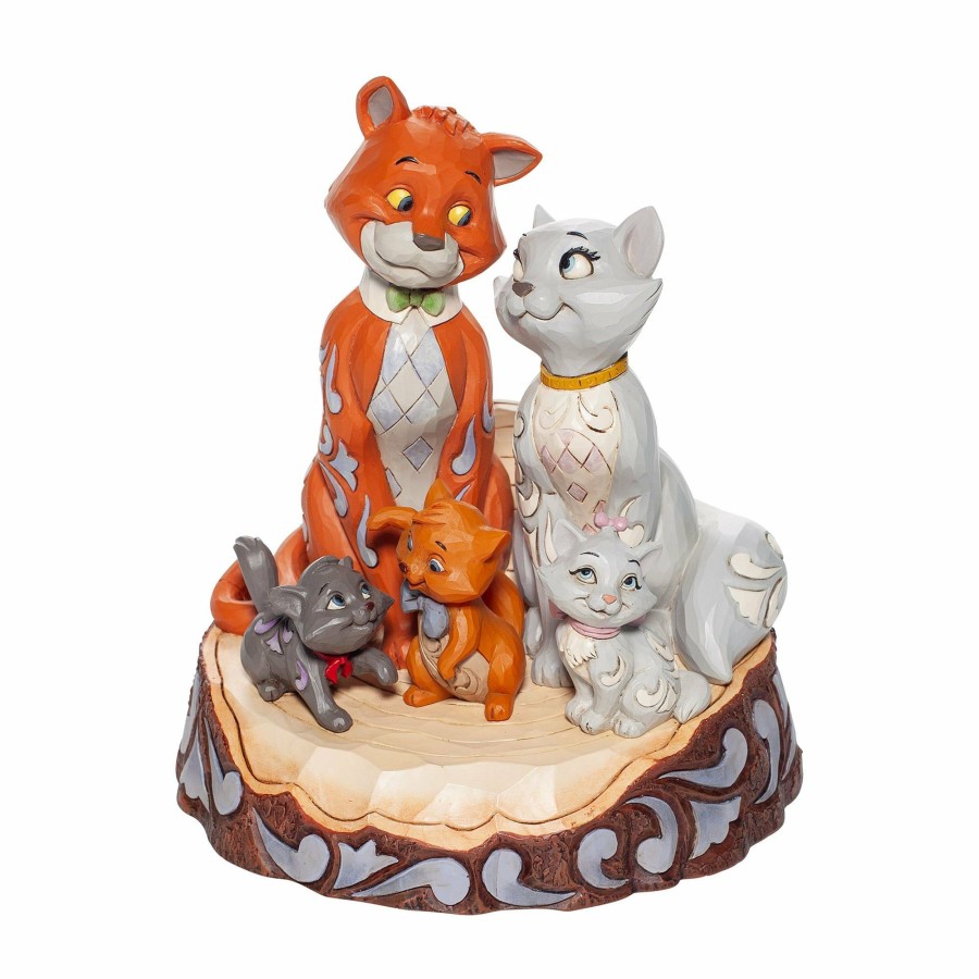 Most Popular * | New Disney Traditions Aristocats Carved By Heart