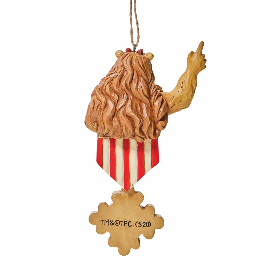 Ornaments * | Limited Edition Wizard Of Oz Cowardly Lion Courage Ornament