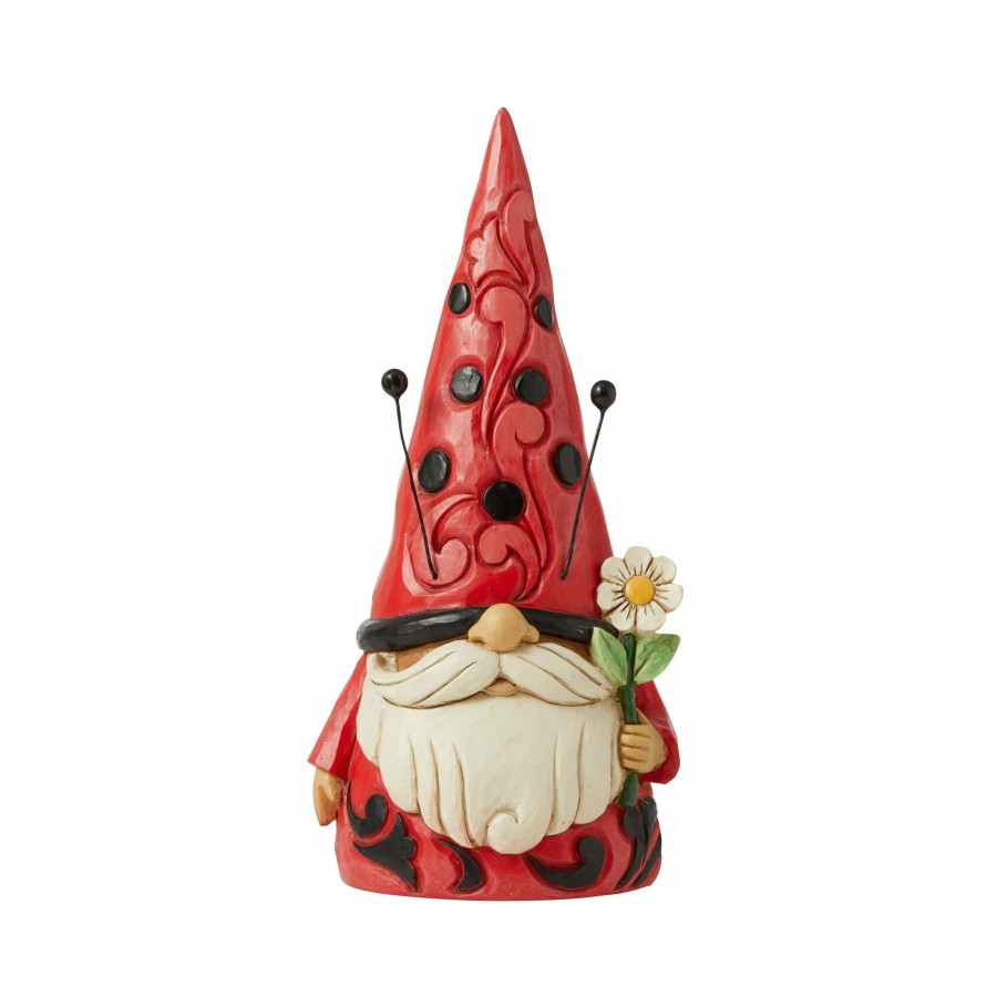 Gifts * | Discount Heartwood Creek Ladybug Gnome