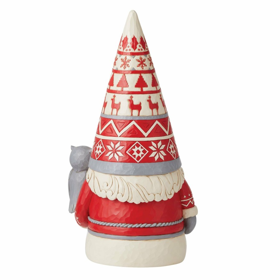 Decoration * | Limited Edition Heartwood Creek Nordic Noel Gnome Statue