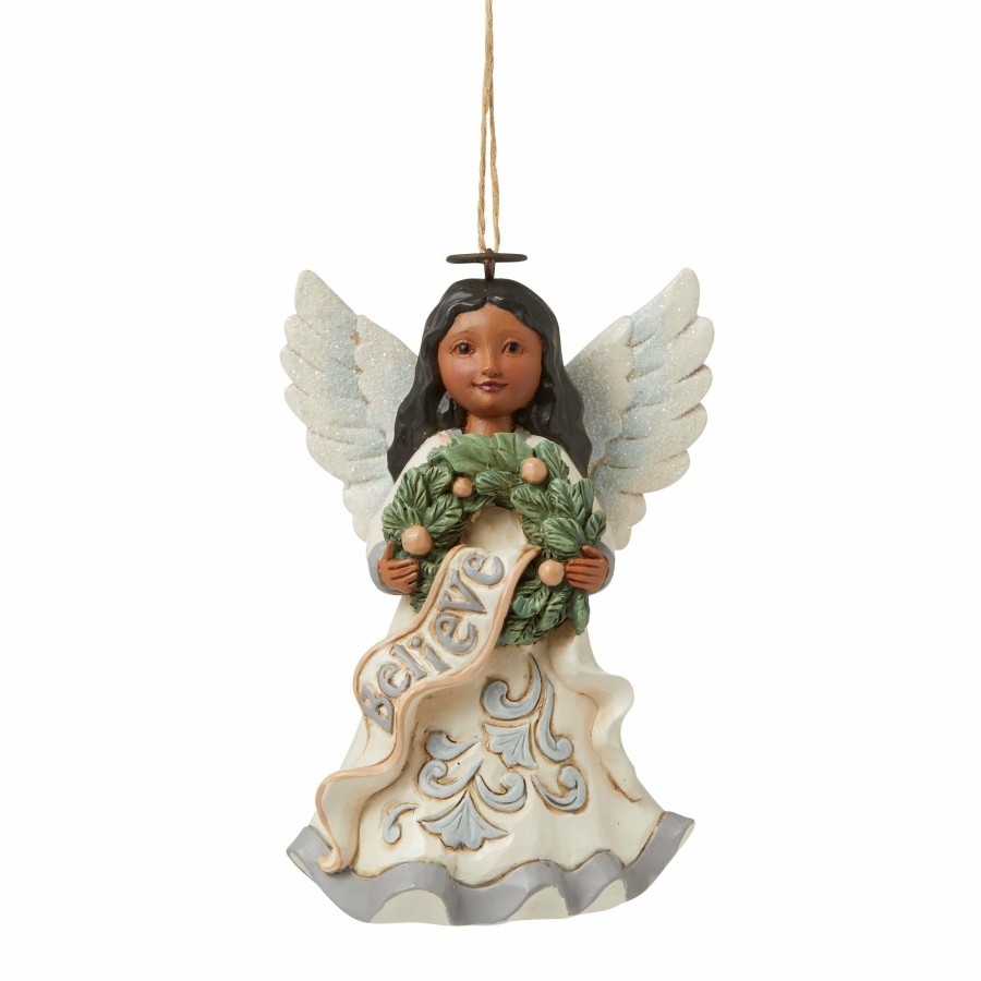 Gifts * | Discount Heartwood Creek Aa Woodland Believe Angel Orna