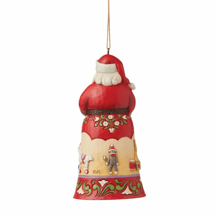 Ornaments * | Shop Heartwood Creek Toyland Santa Ornament