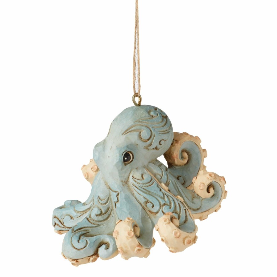 Ornaments * | Shop Heartwood Creek Coastal Octupus Ornament