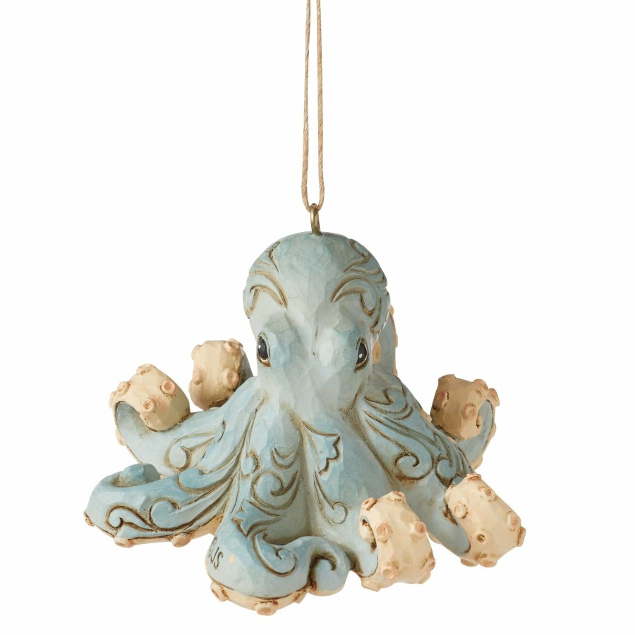 Ornaments * | Shop Heartwood Creek Coastal Octupus Ornament