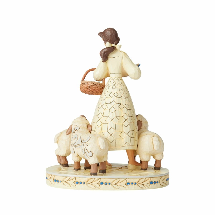 Gifts * | New Disney Traditions Belle White Woodland