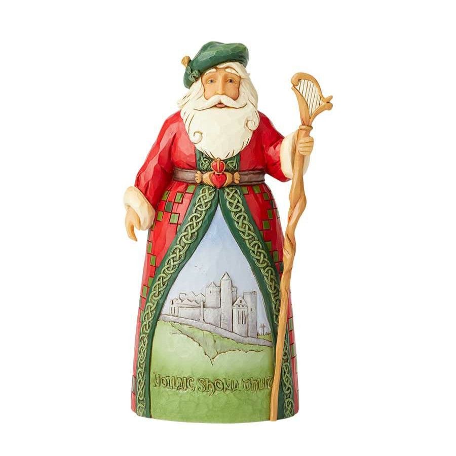 Decoration * | Outlet Heartwood Creek Irish Santa