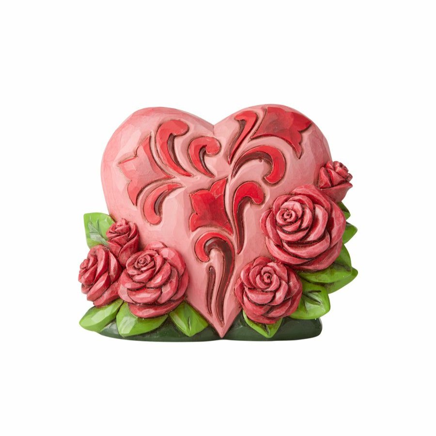 Gifts * | Discount Heartwood Creek Mini Heart With Roses