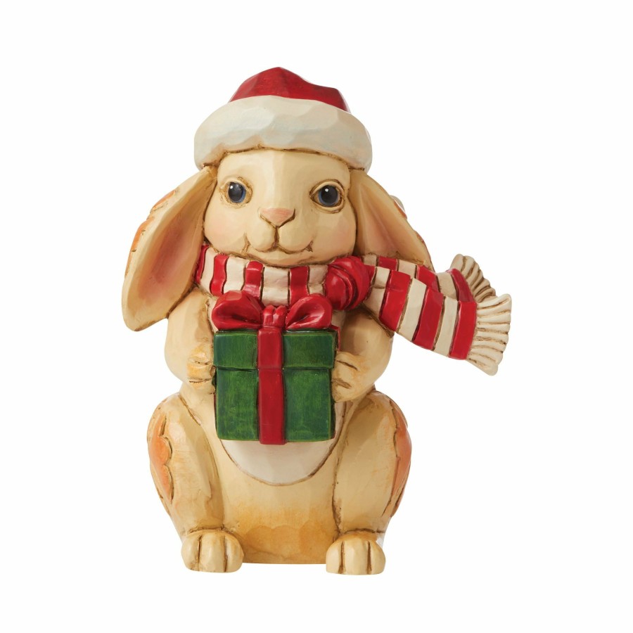 Decoration * | Outlet Heartwood Creek Christmas Bunny Mini