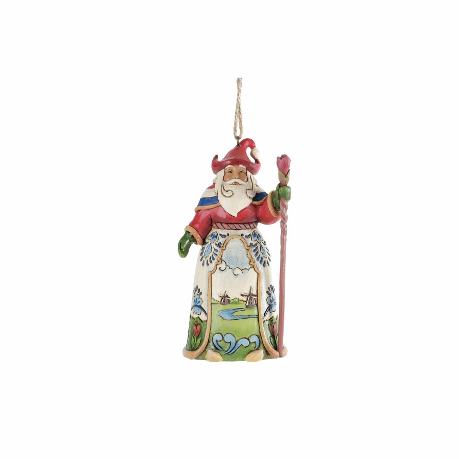 Ornaments * | Shop Heartwood Creek Dutch Santa Ornament