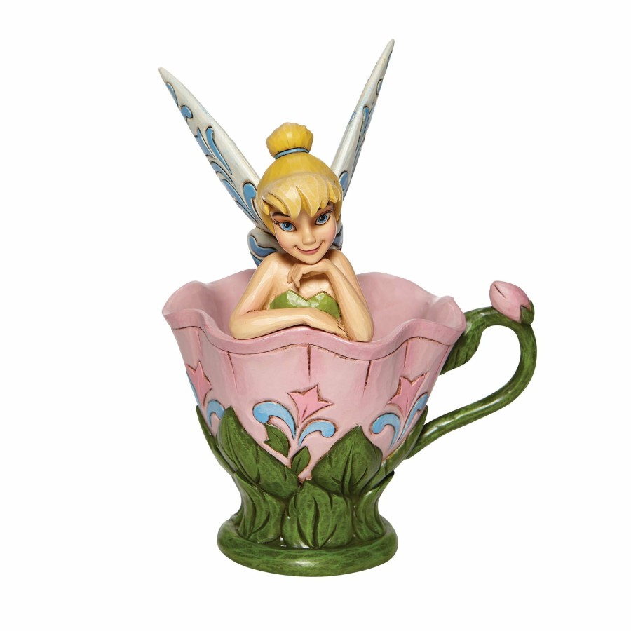 Gifts * | Discount Disney Traditions Tink Sitting In Flower